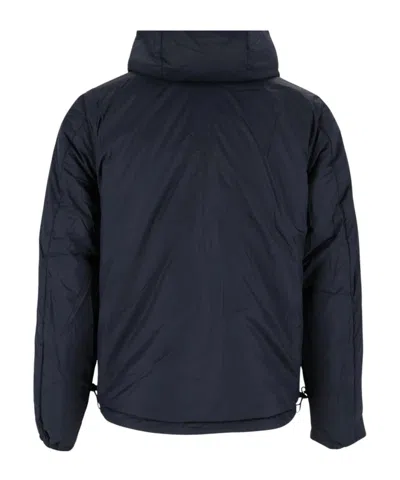 K-way Jack St Warm Double Corto Short Padded Jacket In Blue