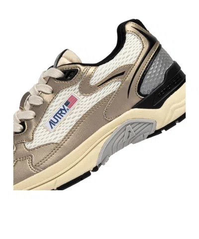 Autry Logo Patch Lace-up Sneakers In Multi