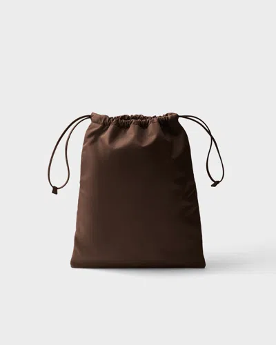 Prada Re-nylon Drawstring Bucket Bag In Pattern