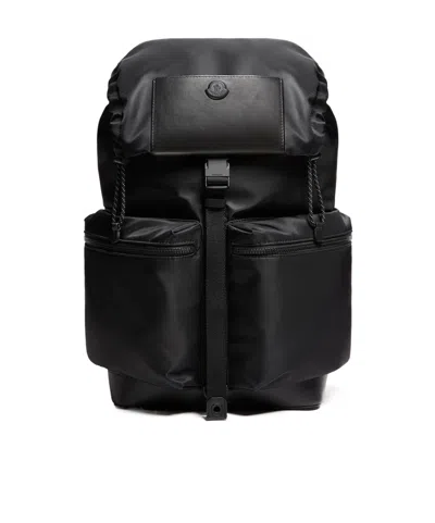 Moncler Kenton Drill Backpack In Black