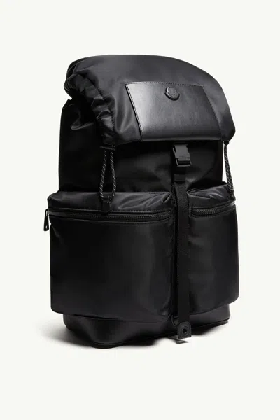 Moncler Kenton Drill Backpack In Black
