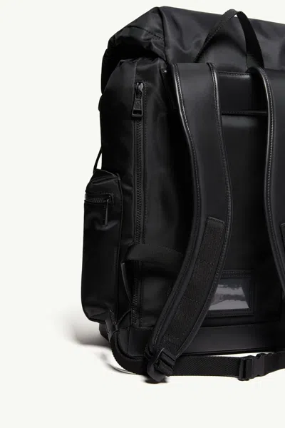 Moncler Kenton Drill Backpack In Black