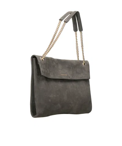 Orciani Medium Venus Nabucco Chain-strap Tote Bag In Green