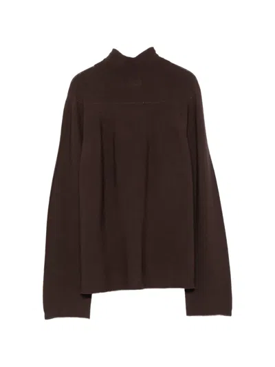 Alpha Studio High-neck Long-sleeve Sweater In Multi