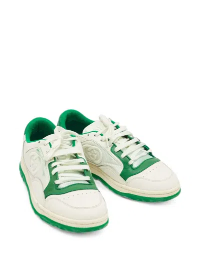 Pre-owned Gucci Mac80 Interlocking-g Sneakers In White