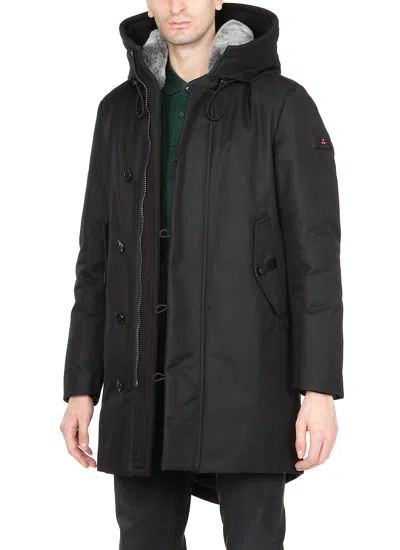 Peuterey Zippered Down Jacket In Black