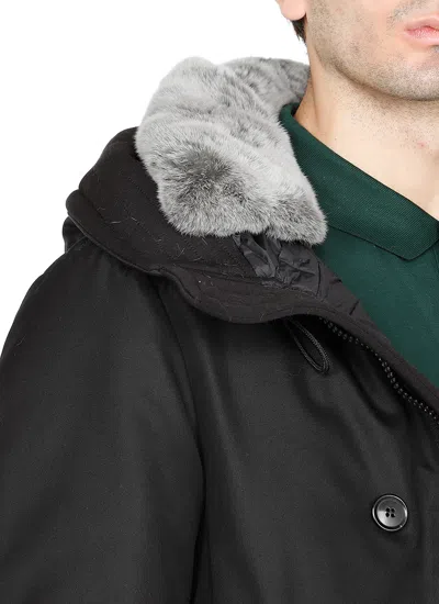 Peuterey Zippered Down Jacket In Black