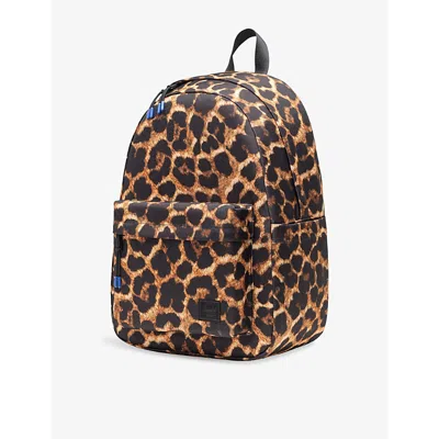Herschel Supply Co Assic Leopard Woven Backpack In Digi Leopard Light