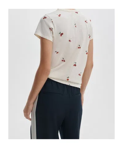 Rag & Bone All Over Rb Patch T-shirt In White