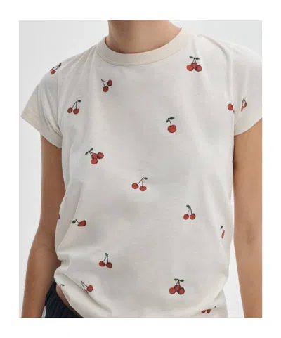 Rag & Bone All Over Rb Patch T-shirt In White