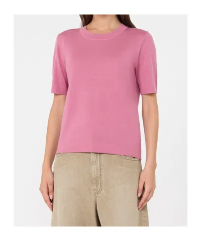 Weekend Max Mara Wkdtapioca Top Bordeaux In Pink