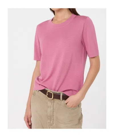 Weekend Max Mara Wkdtapioca Top Bordeaux In Pink
