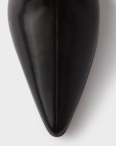 Prada Stretch Nappa Leather Boots In Black