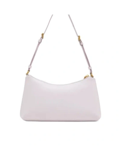 Marc Jacobs Scene Convertible Metallic Leather Mini Bag In White