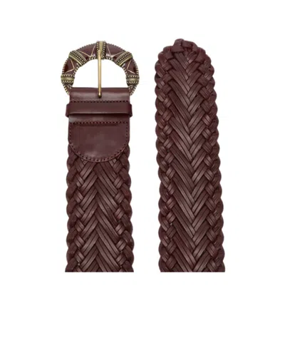 Bash Buckle Belt In Brown