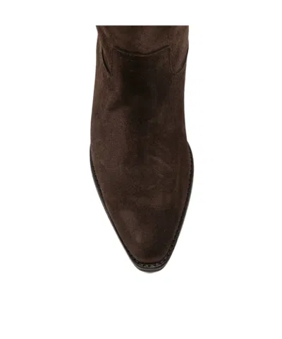 Bash Pointed-toe Ankle Boots In Brown