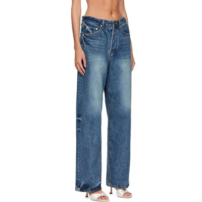 R2w Blue Edric Straight Jeans In Blue