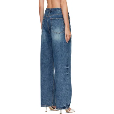 R2w Blue Edric Straight Jeans In Blue