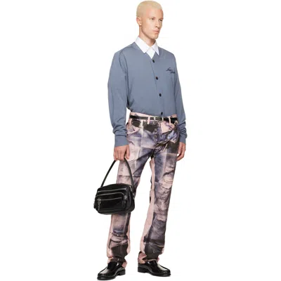 Acne Studios Panelled Denim Jeans In Gray