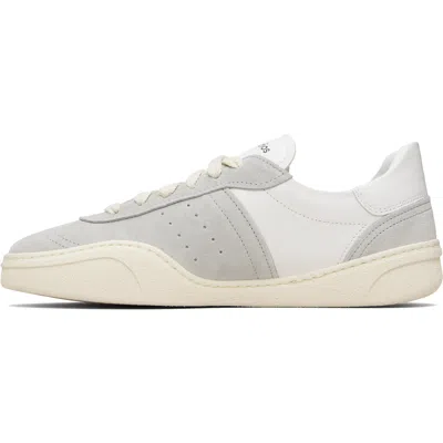 Acne Studios White Leather Sneakers In White