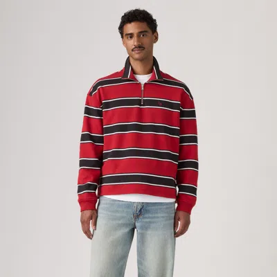 Levi's Cameron Quarter-zip Sweatshirt In Multi