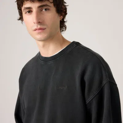 Levi's Authentic Crewneck Sweatshirt In Black