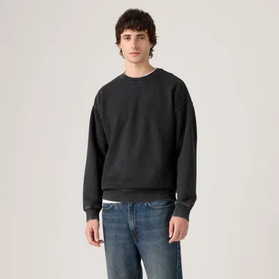 Levi's Authentic Crewneck Sweatshirt In Black