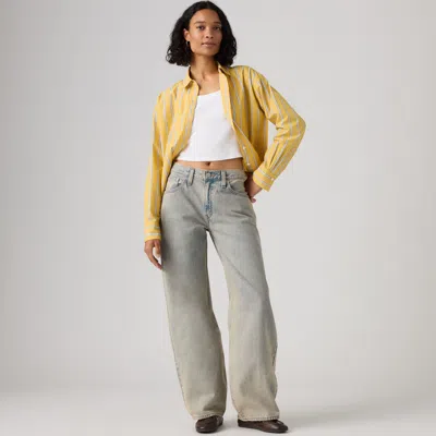 Levi's Low Loose Jeans In Gray
