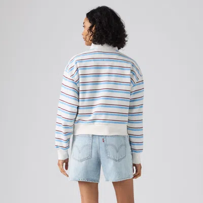 Levi's Everyday Quarter Zip Sweatshirt In Multi