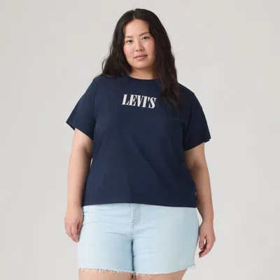 Levi's Perfect T-shirt (plus Size) In Blue