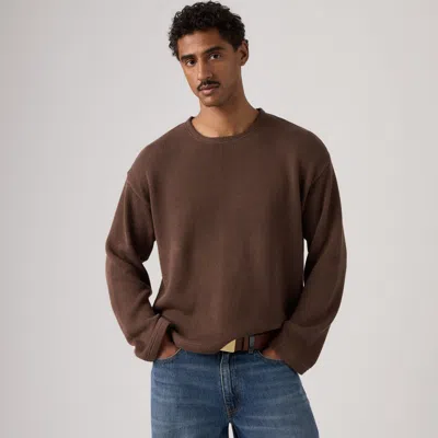 Levi's Posey Boxy Sweater In Brown