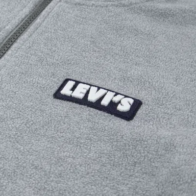 Levi's Solid 1/4 Zip Big Boys 8-20 Sweatshirt L In Gray