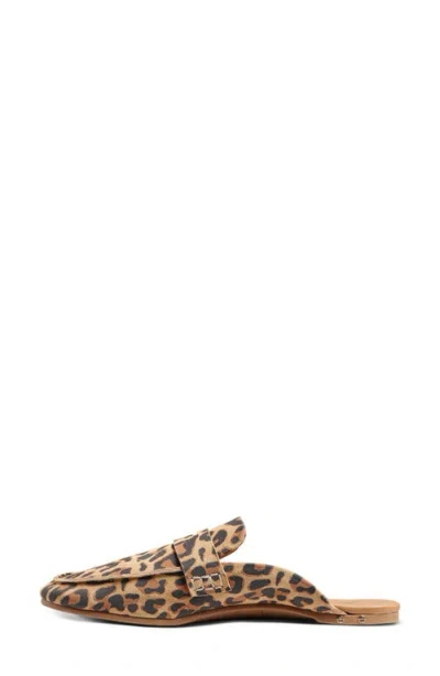 Beek Mallard Leather Flat Mule In Multi