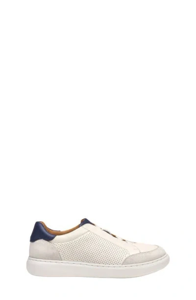 Johnston & Murphy Kids' Anders Sneaker In White