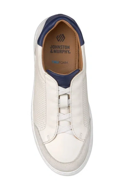 Johnston & Murphy Kids' Anders Sneaker In White