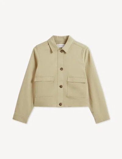 Hobbs London Manon Button-front Utility Jacket In Neutral