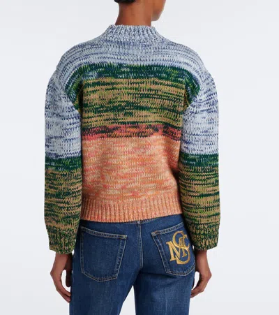 Stella Mccartney Wool Sweater In Multicolor