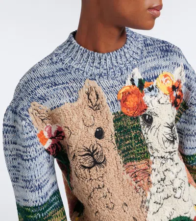 Stella Mccartney Wool Sweater In Multicolor