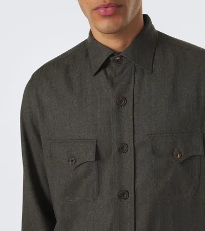 Rubinacci Wool Jacket In Green