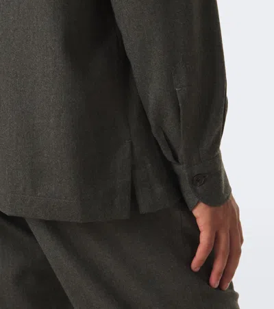 Rubinacci Wool Jacket In Green