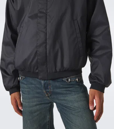 Gucci Padded Technical Blouson Jacket In Black