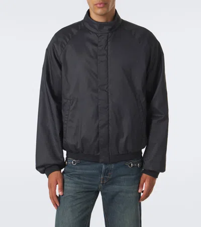 Gucci Padded Technical Blouson Jacket In Black