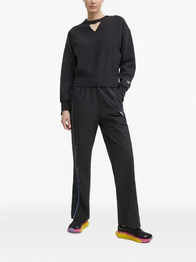 Champion V넥 스웨트셔츠 In Black