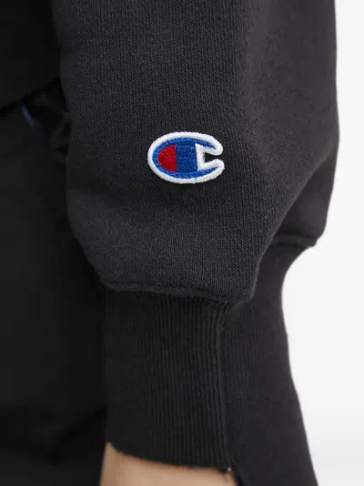 Champion V넥 스웨트셔츠 In Black