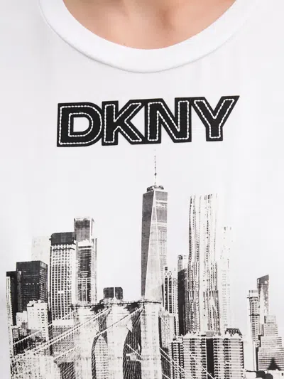Dkny Crew-neck T-shirt In Multi