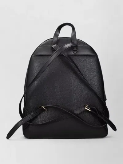 Michael Kors Leather Backpack Textured Finish Front Pocket