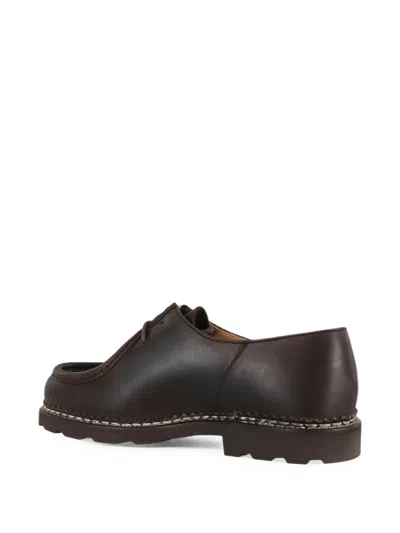 Paraboot Michael Marche Ii Leather Derby Shoes In Brown