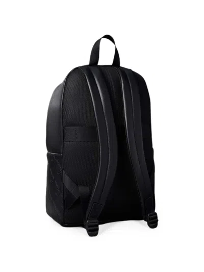 Calvin Klein Monogram-embossed Backpack In Black