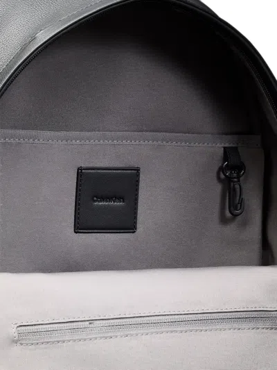 Calvin Klein Monogram-embossed Backpack In Black
