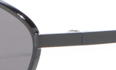 Diff Tabitha 60mm Cat Eye Sunglasses In Black/ Grey